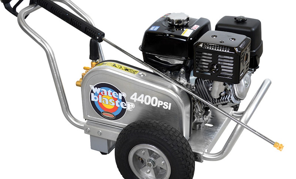 Aluminum frame adds durability to pressure washer series