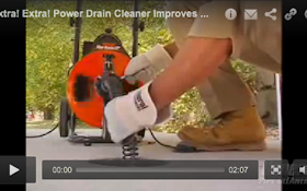 Extra! Extra! Power Drain Cleaner Improves Performance