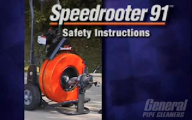 General Pipe Cleaners' Speedrooter 92 Instructional Video