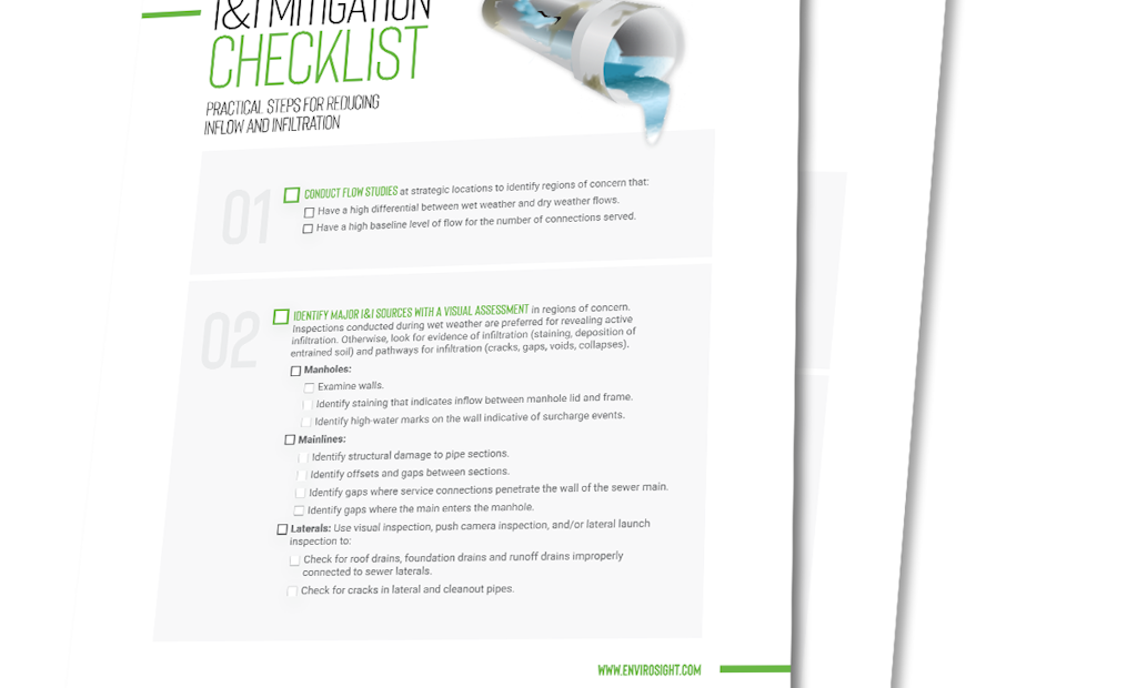 Here’s a Free Checklist to Mitigating I&I