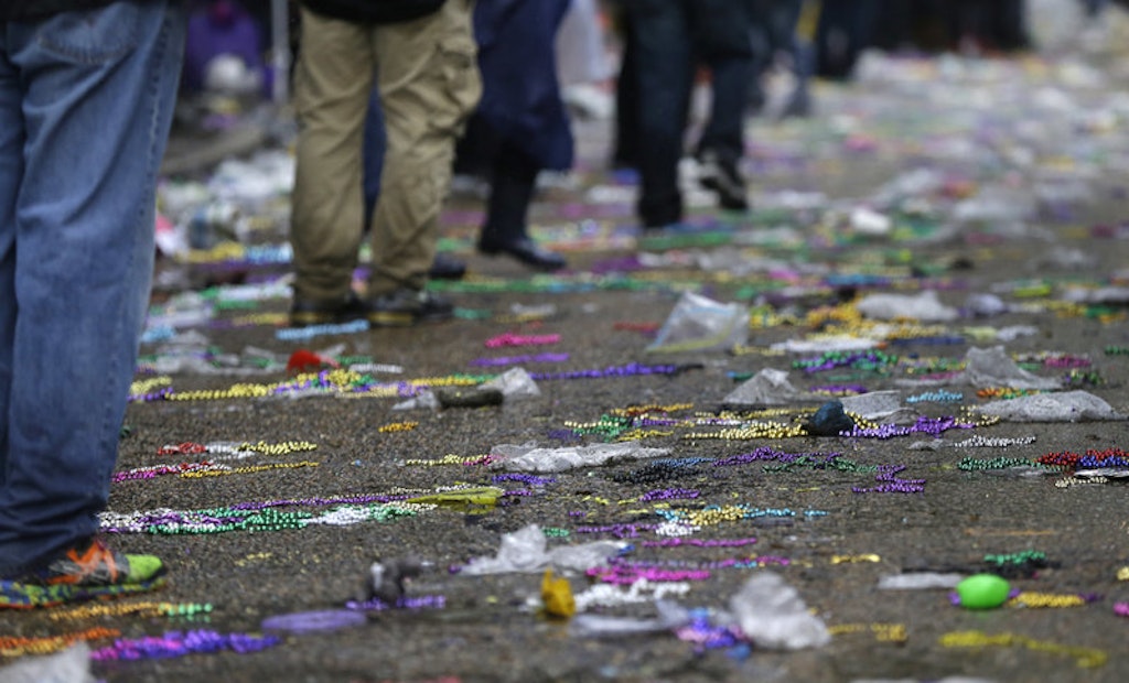 New Orleans Works To Keep Mardi Gras Debris Out of Sewer System
