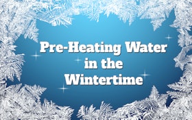 Quick Jetter Service Tips: Preheating Water in the Winter