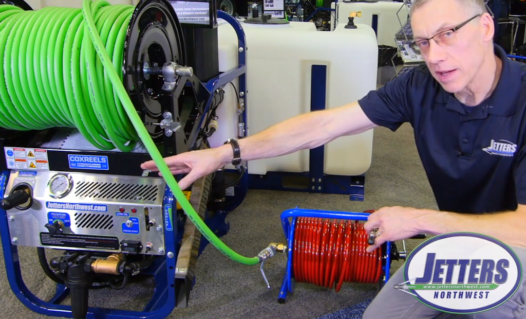 Switching to Small-Diameter Hose on a Jetter