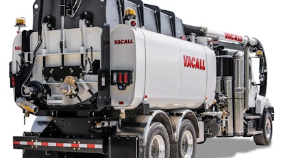 Vacall AJV Combo Sewer Cleaners Built by Gradall