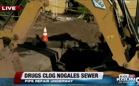 Drug Smugglers Destroy Sewer Line