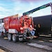 Industrial Vacuum Truck - Guzzler Manufacturing Hi-Rail