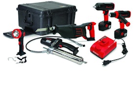 Snap-on cordless tool kit