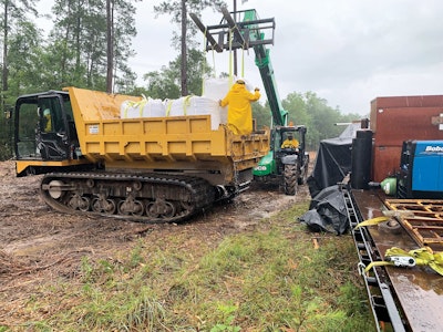 Swamps and a Tropical Storm Made This Dewatering Project a Challenge