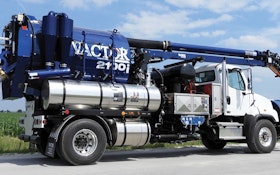 Vactor 2100i combination sewer cleaner