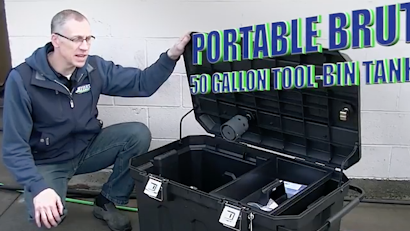 This Tool-Bin Doubles as a Water Tank for High-Flow Jetters