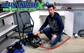 The New Drain Invader X High-Performance Hand-Carry Electric Jetter
