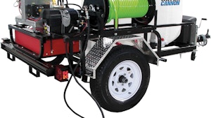Water Cannon Inc. two-wheel commercial jetter trailer